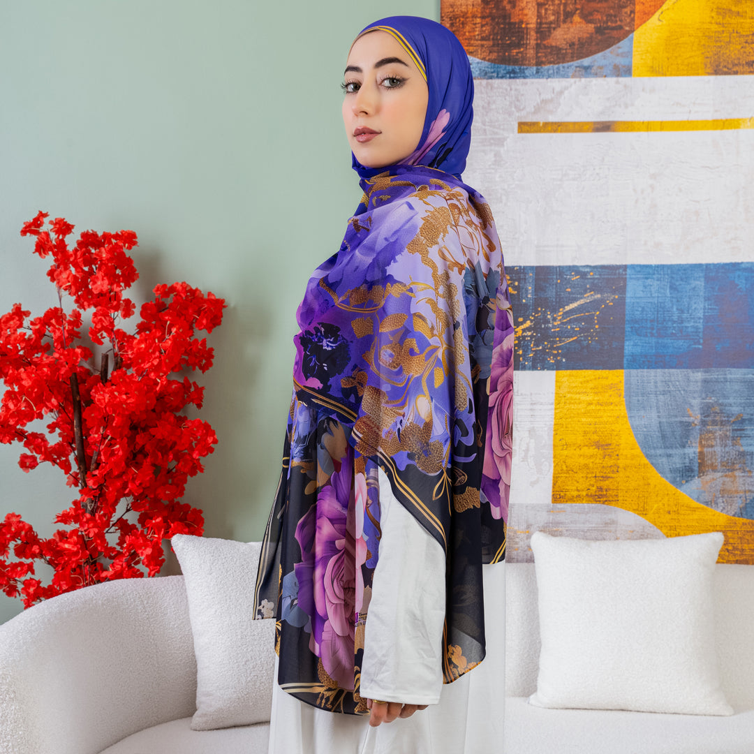 Chiffon Hijab -Printed