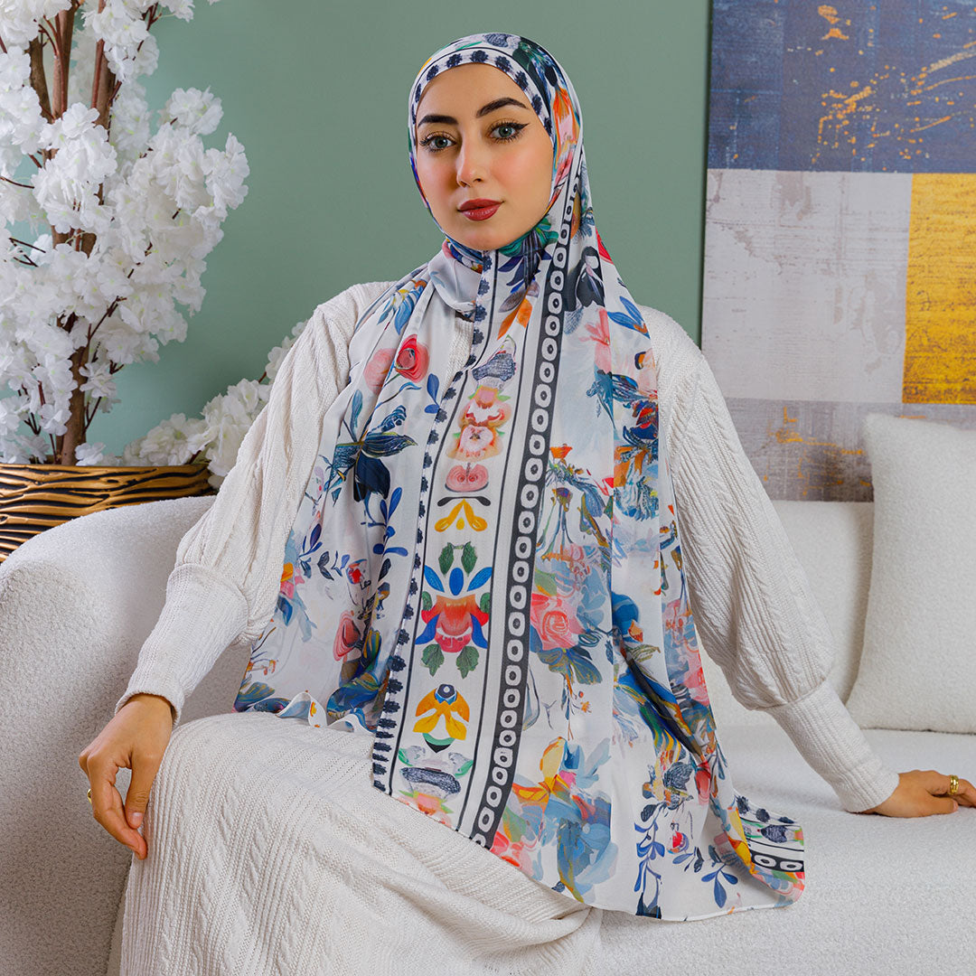 Chiffon Hijab -Printed