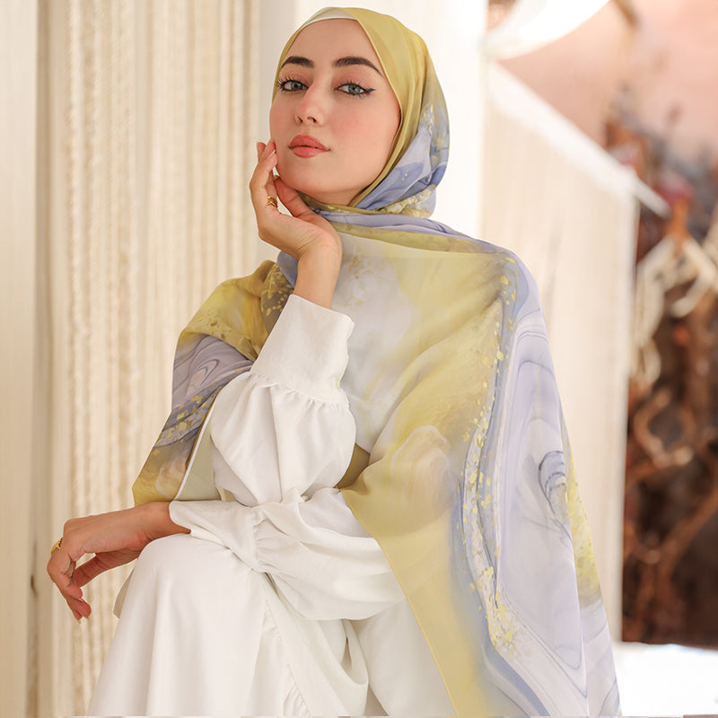 شيلة شيفون - مطبوع