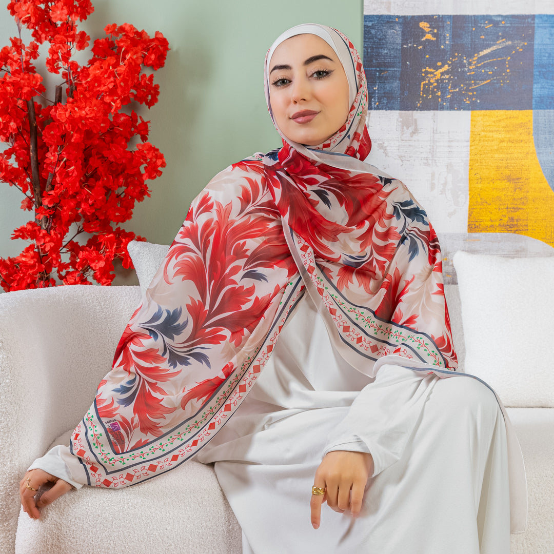 شيلة شيفون - مطبوع