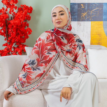 شيلة شيفون - مطبوع