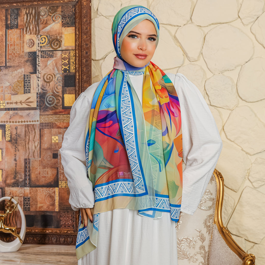 Chiffon Hijab -Printed