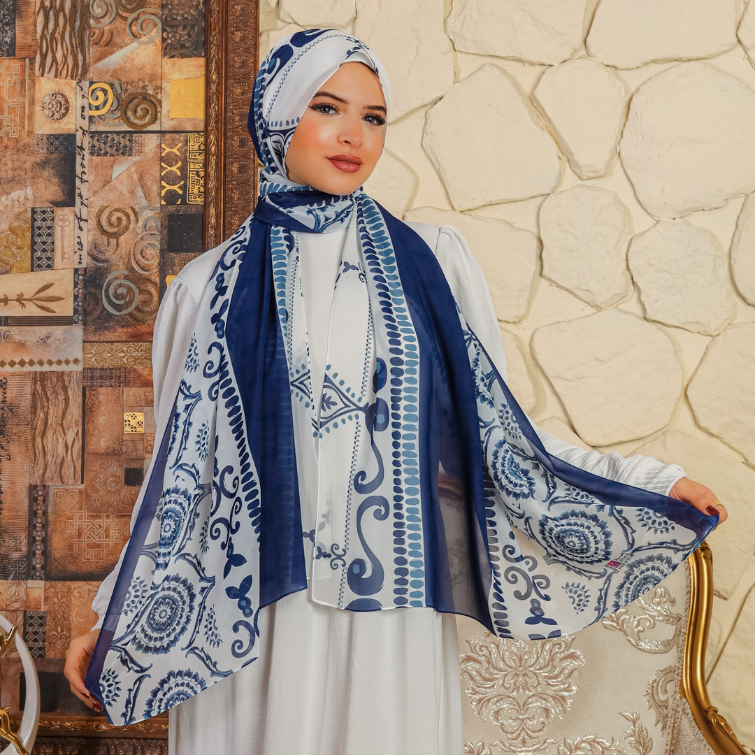 Chiffon Hijab -Printed