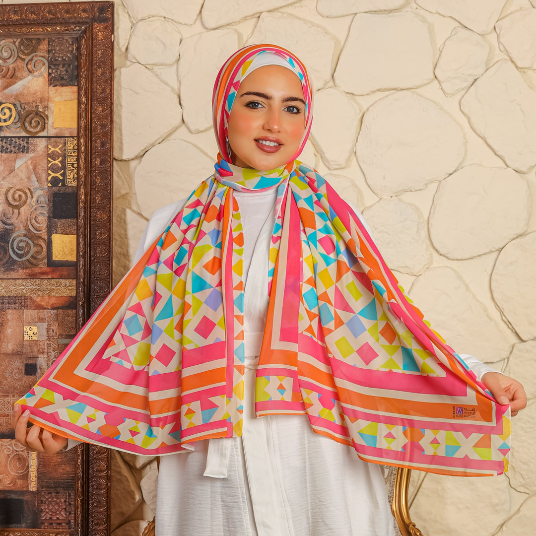 Chiffon Hijab -Printed