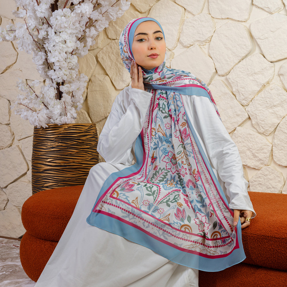 شيلة شيفون - مطبوع