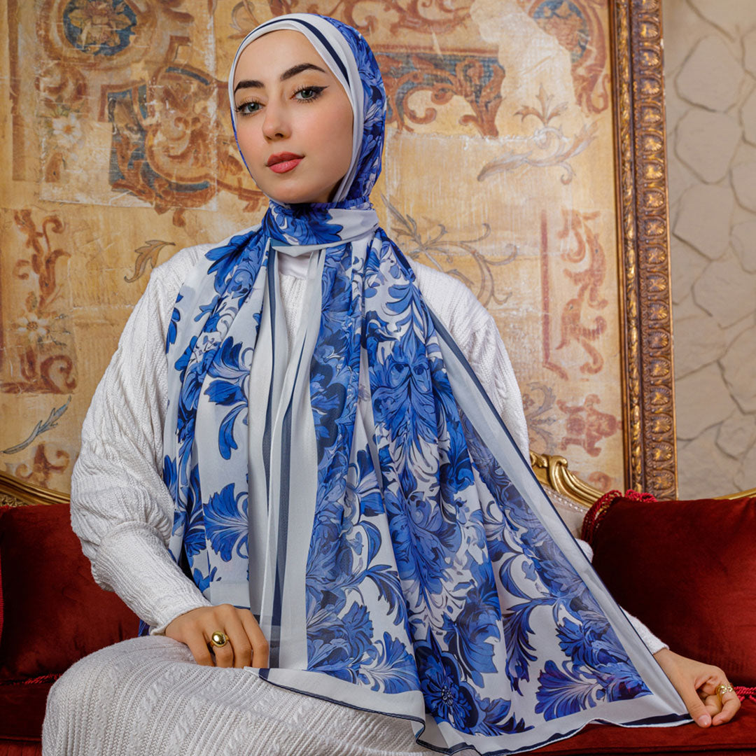 شيلة شيفون - مطبوع