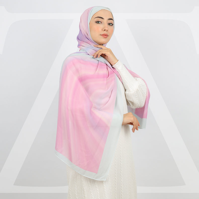 Mini Chiffon Hijab -Printed