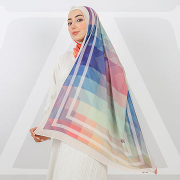 ميني شيلة شيفون - مطبوع