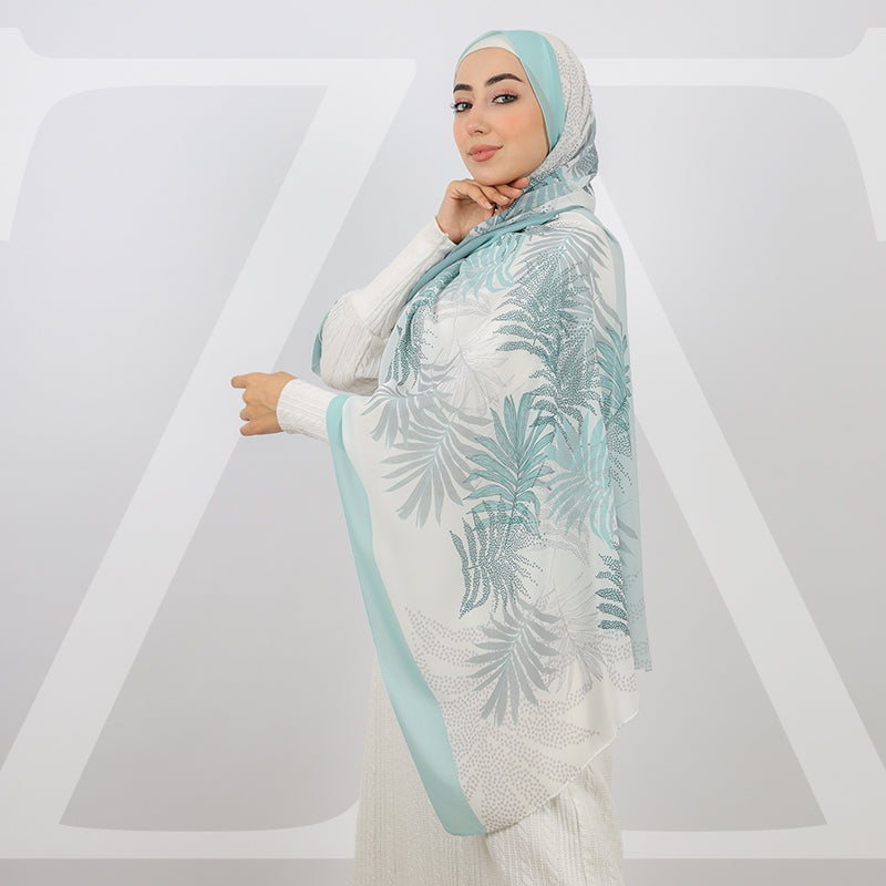 Mini Chiffon Hijab -Printed