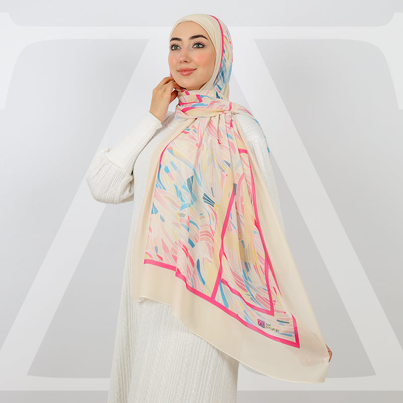 Mini Chiffon Hijab -Printed
