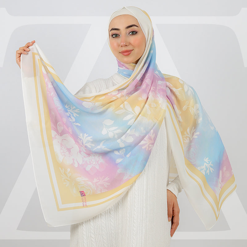 Mini Chiffon Hijab -Printed
