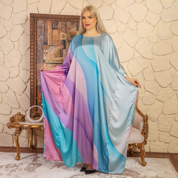 چلابية دبي حرير ستان - مطبوع