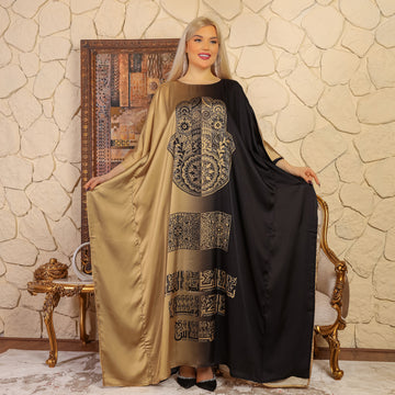چلابية دبي حرير ستان - مطبوع
