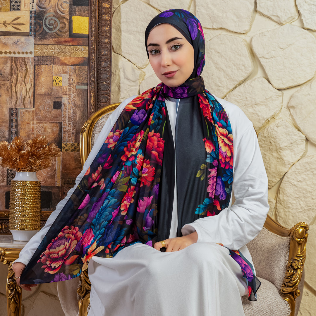 شيلة شيفون - مطبوع