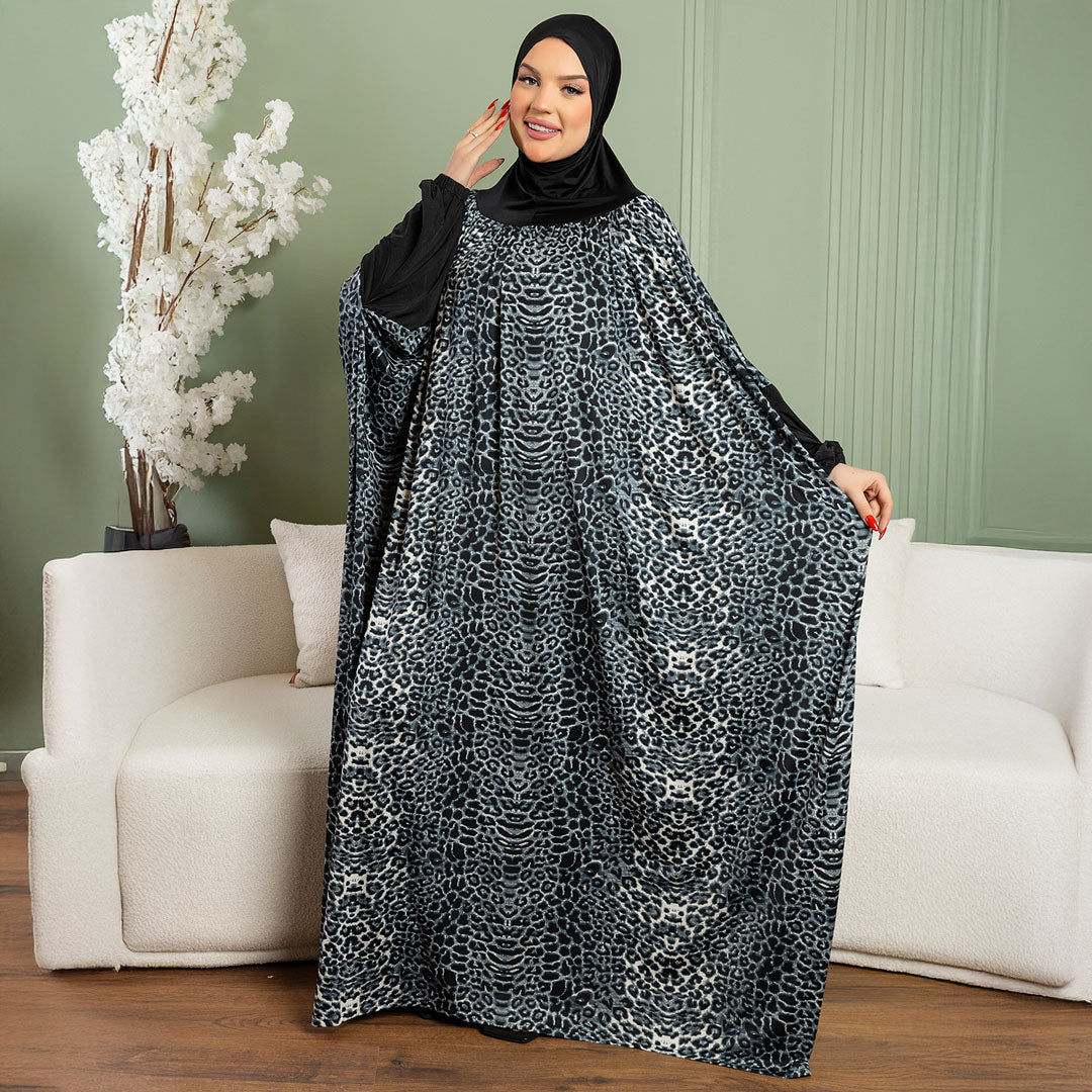 ثوب صلاة چيرسيه كويتي- عملي مع غطاء الرأس