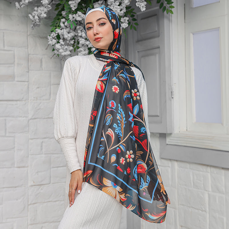 شيلة شيفون - مطبوع