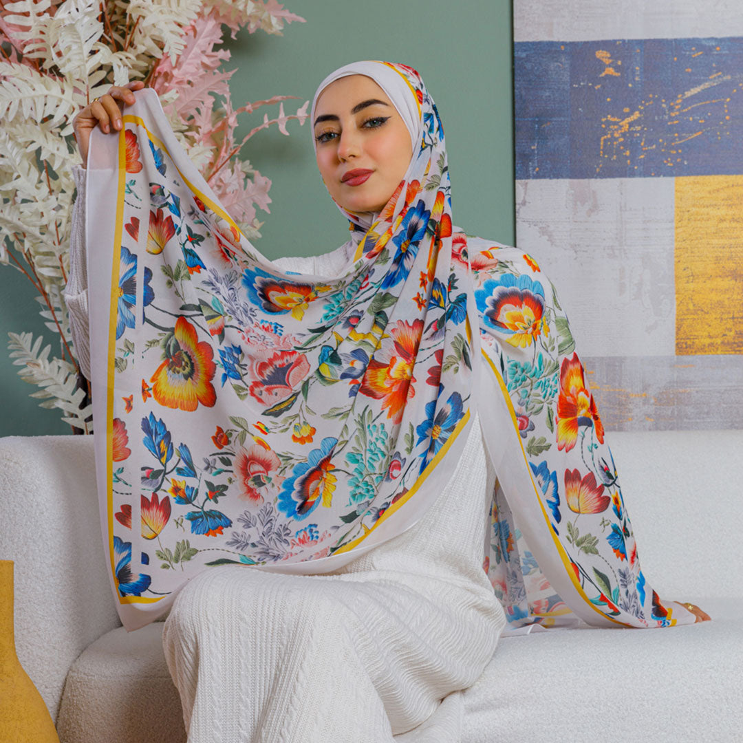 Chiffon Scarf -Printed