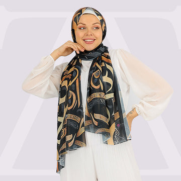 Chiffon Hijab -Printed