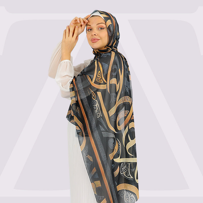 Chiffon Scarf -Printed