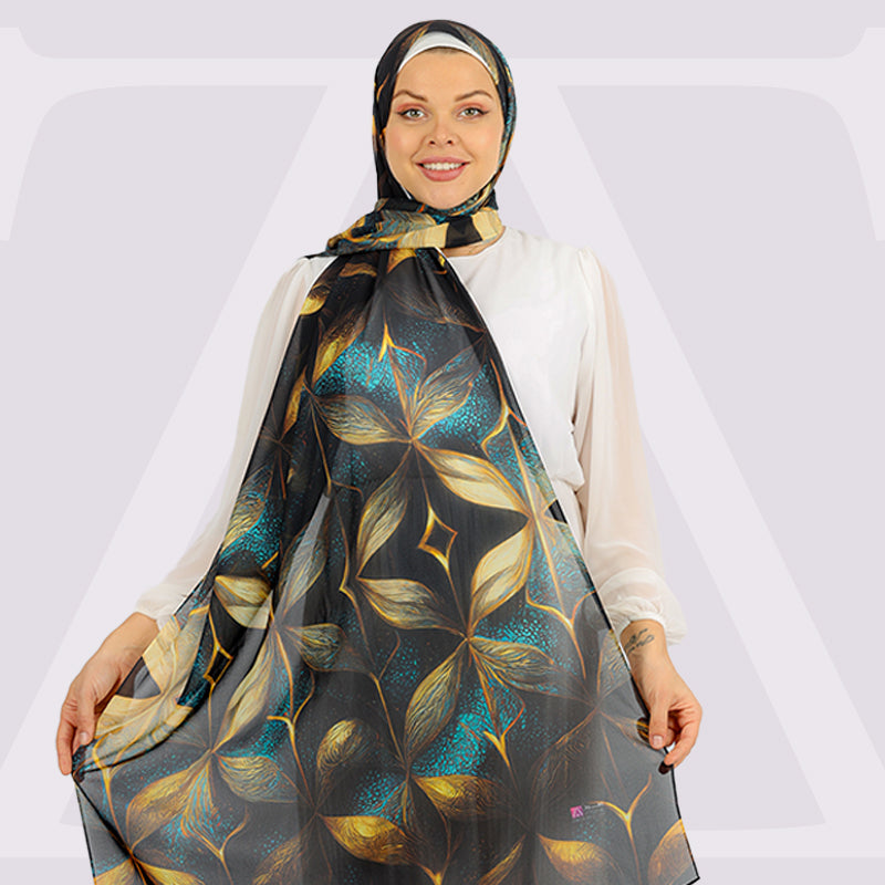 Chiffon Scarf -Printed