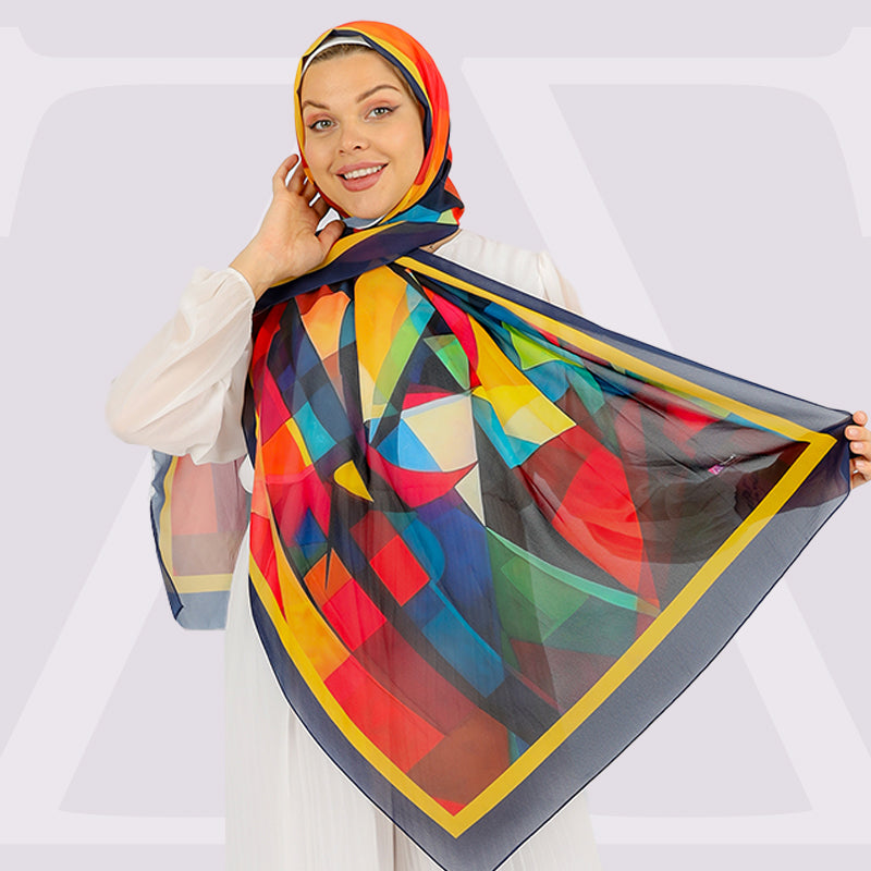 شيلة شيفون - مطبوع