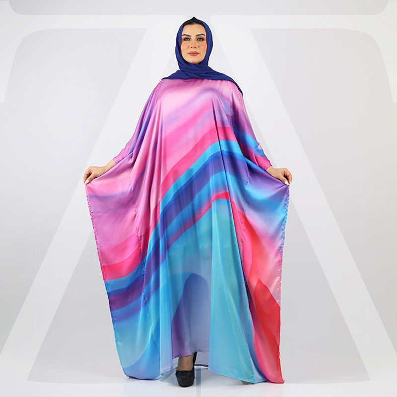 چلابية دبي حرير ستان - مطبوع