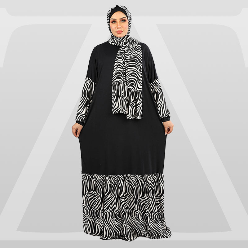 ثوب صلاة چيرسيه سعودي عملي مع غطاء الرأس
