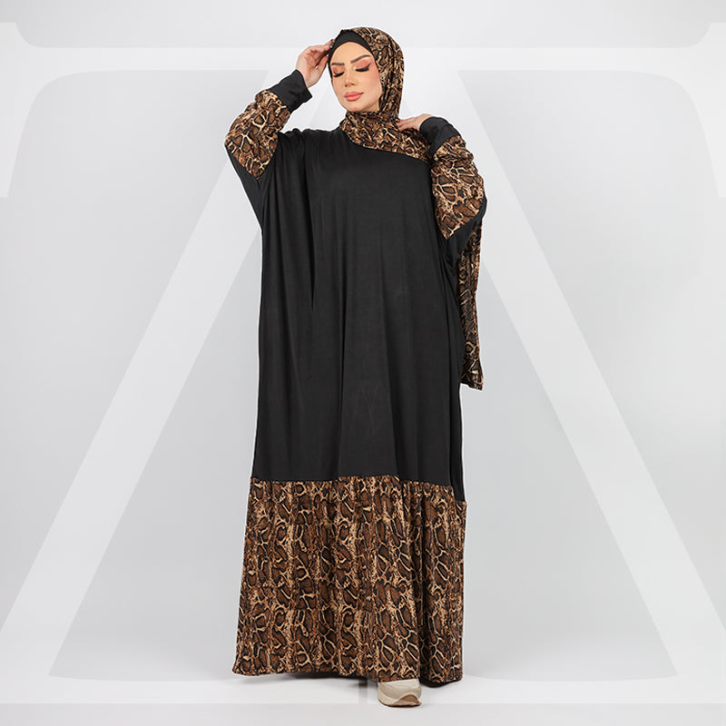 ثوب صلاة چيرسيه سعودي عملي مع غطاء الرأس