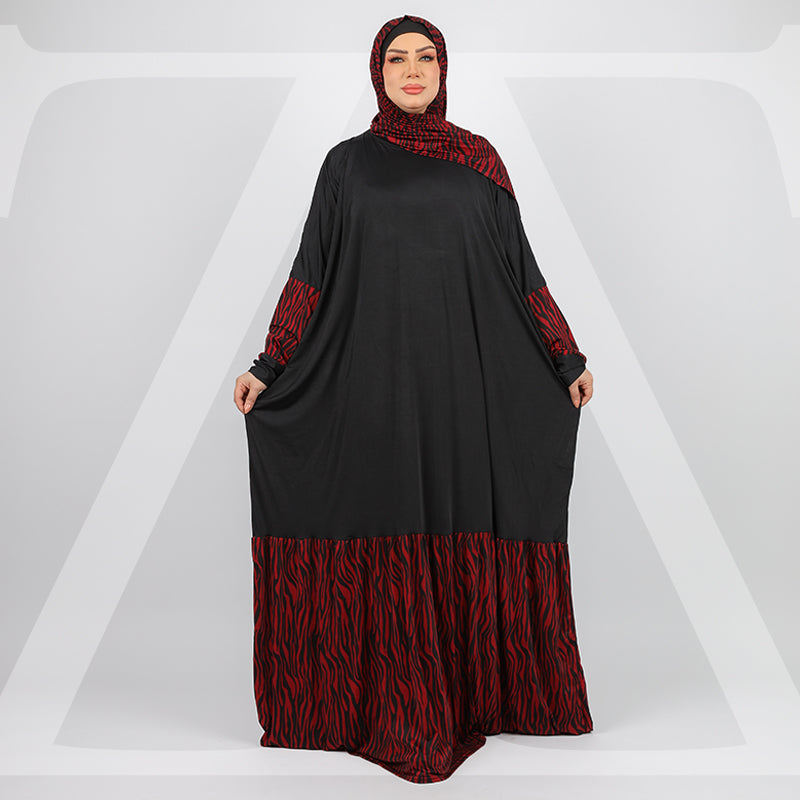 ثوب صلاة چيرسيه سعودي عملي مع غطاء الرأس