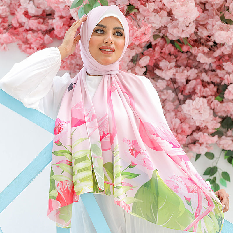 شيلة شيفون - مطبوع