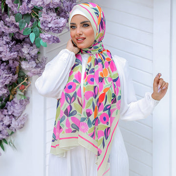شيلة شيفون - مطبوع