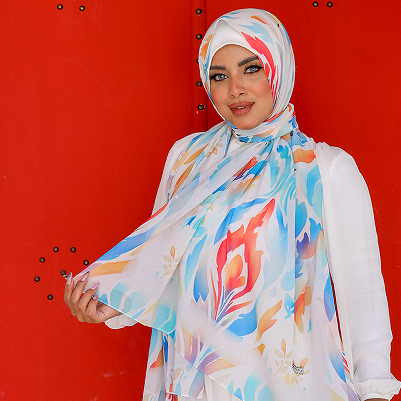 Chiffon Scarf -Printed