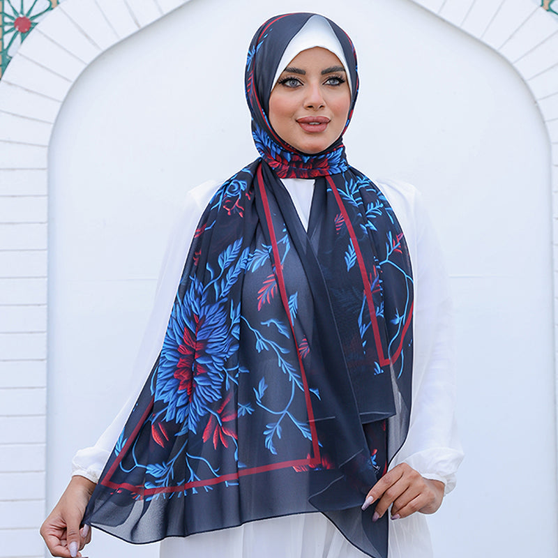 Chiffon Scarf -Printed
