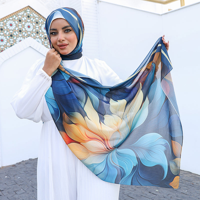 شيلة شيفون - مطبوع